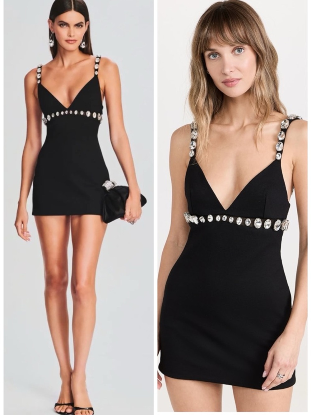 RETROFETE Polly Mini Black Dress SZ S